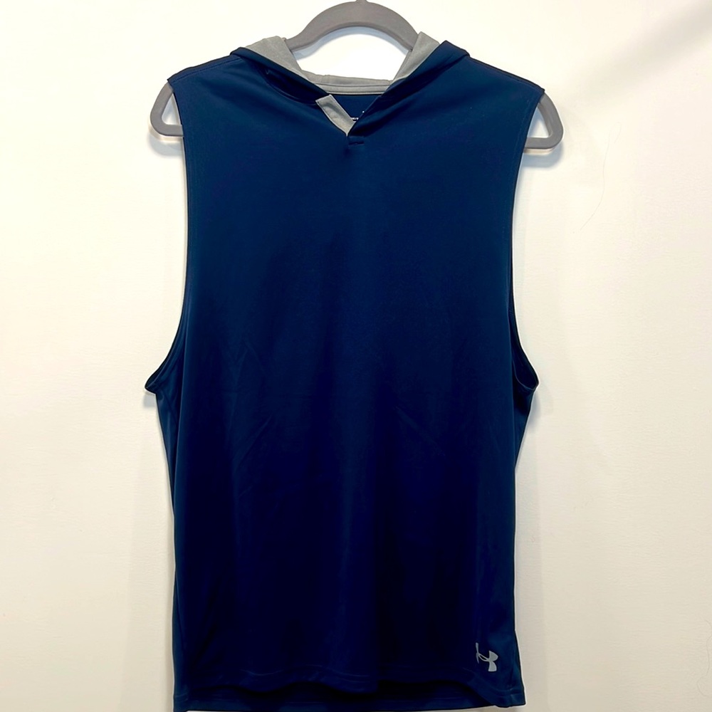 Under Armour sleeveless workout hoodie